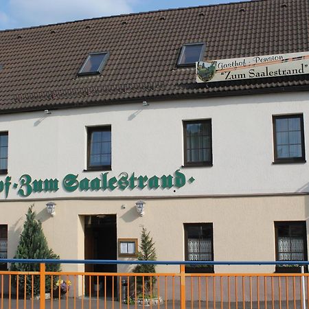 Gasthof & Pension Zum Saalestrand Bad Dürrenberg Exterior foto