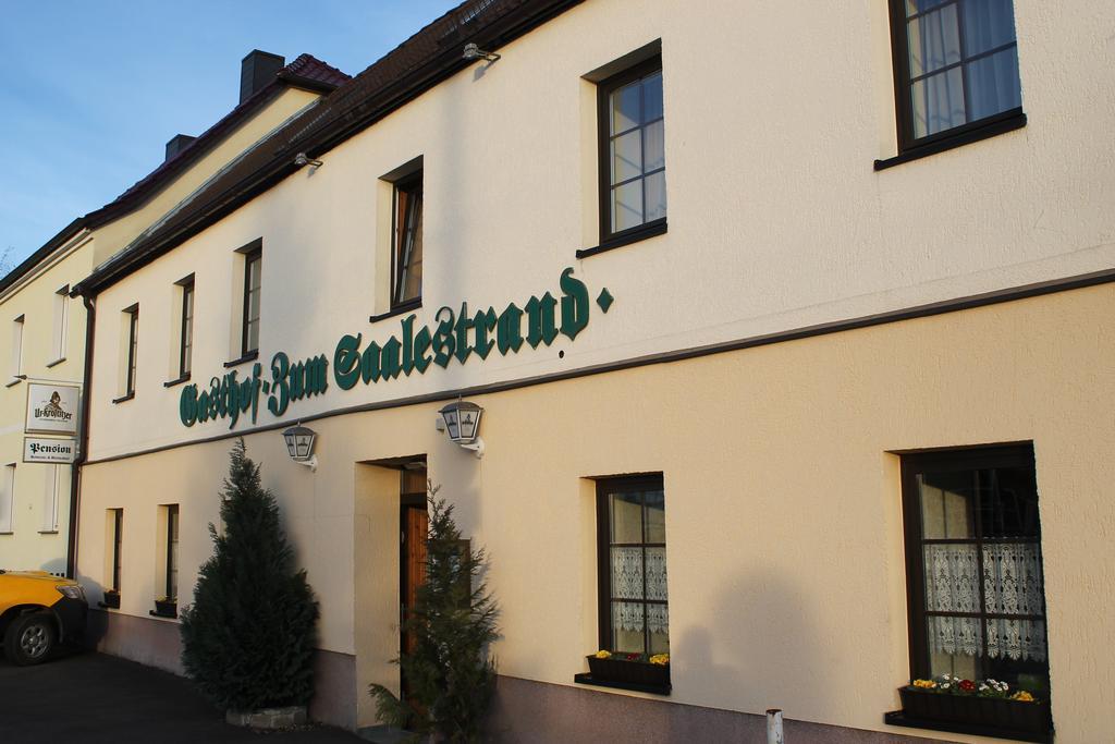Gasthof & Pension Zum Saalestrand Bad Dürrenberg Exterior foto